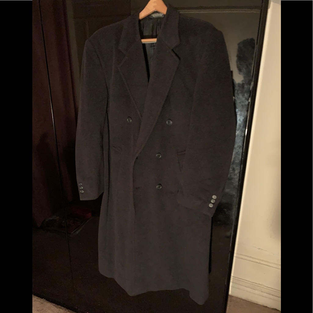 Cashmere Top Coat In Black